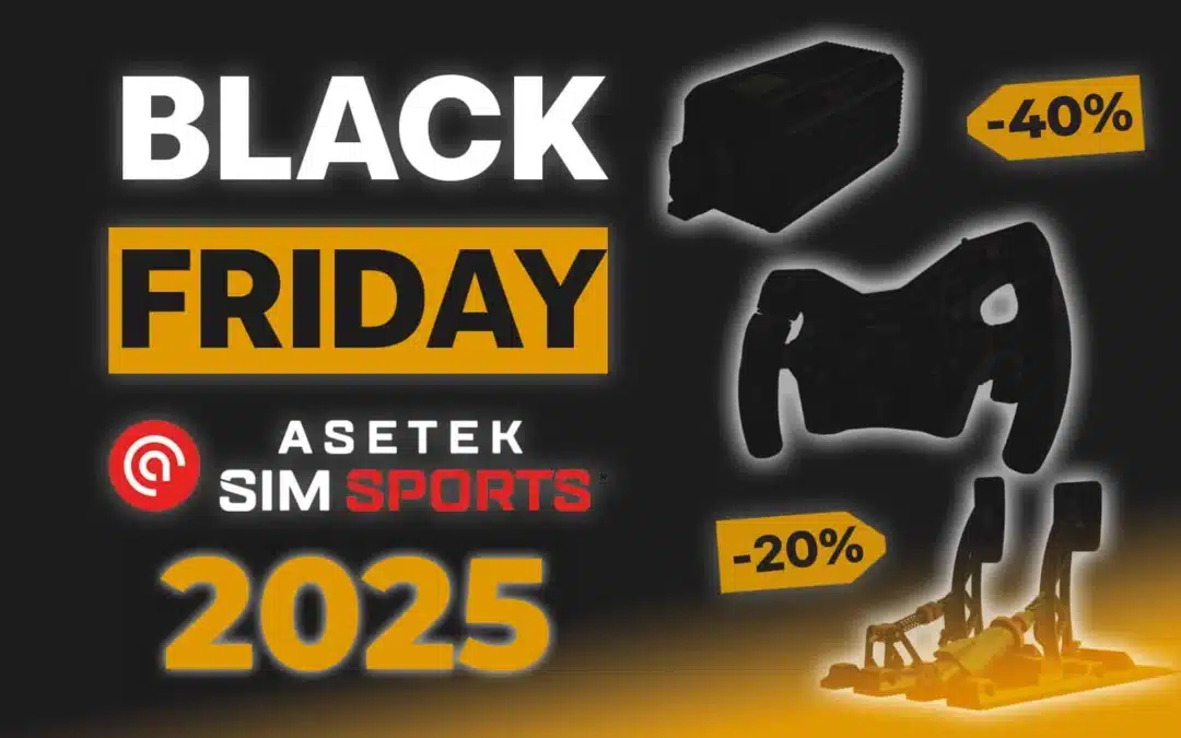 Black Friday Asetek Simsports 2025: Upp till 45% rabatt – CODE SRFR5