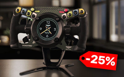 Fanatec Bentley GT3-ratten till 25% rabatt, endast till och med den 18 juli