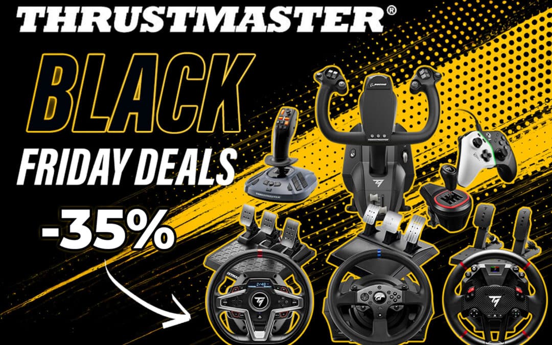 Black Friday Thrustmaster: De bästa kampanjerna på 2025 har äntligen avslöjats (-35%)!