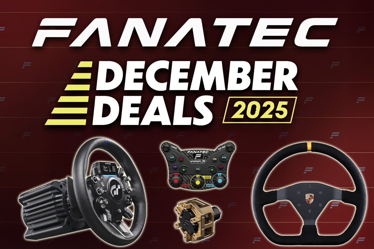 Fanatec Decembererbjudanden sim Racing