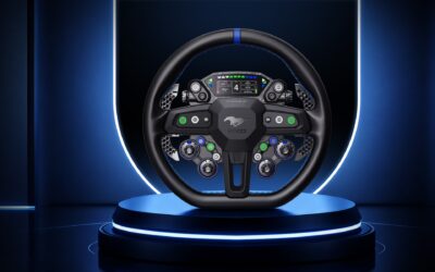 MOZA-ratt till Ford Mustang GTD finns att köpa för 449 €, samt MA3F-sidestick